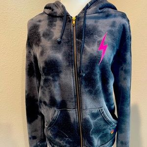 Aviator Nation Tie-dye pink bolt